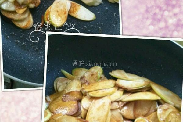 茭白炒肉的做法图解6