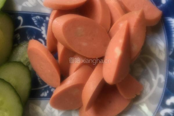 火腿黄瓜的做法图解3