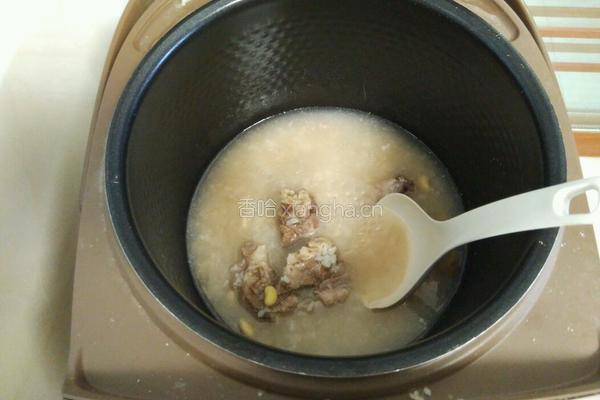 排骨黄豆粥的做法图解6