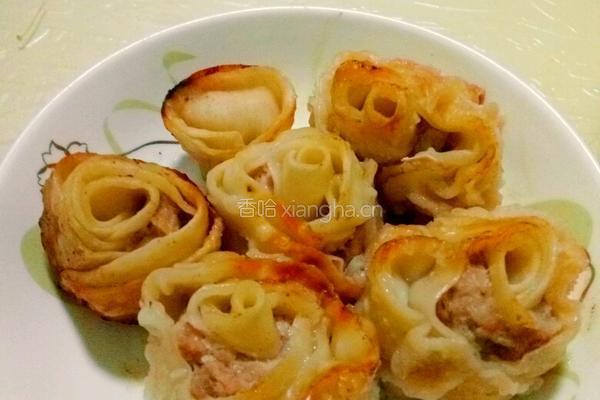 玫瑰花饺子的做法图解4