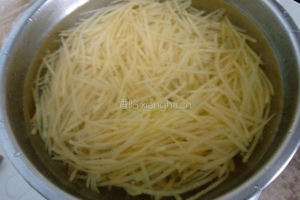 呛拌香菜土豆丝的做法图解4