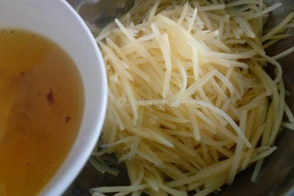 呛拌香菜土豆丝的做法图解8
