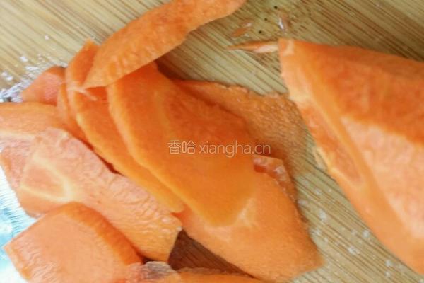 素炒莲藕胡萝卜片的做法图解4