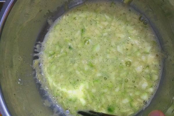 丝瓜煎饼的做法图解4