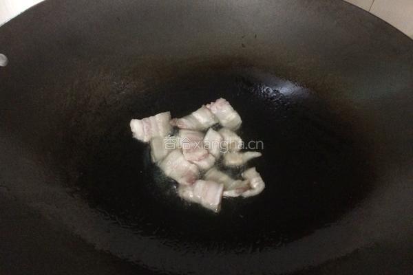 大蒜炒豆干的做法图解5
