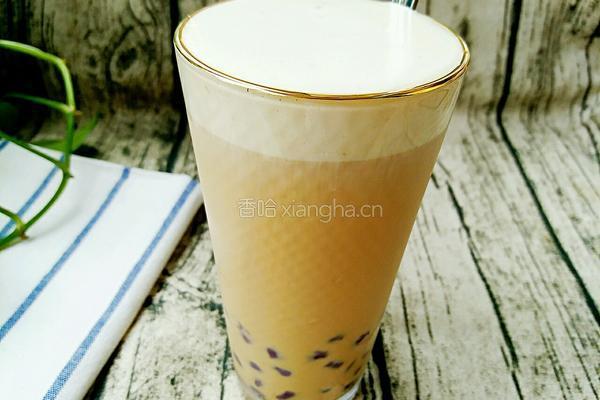 珍珠奶茶#年夜饭甜品的做法图解13