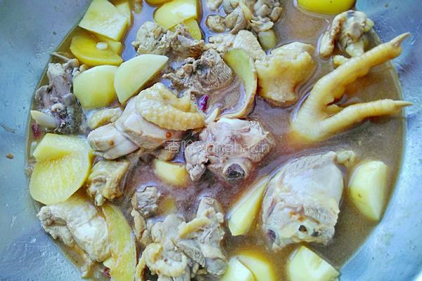 土豆炖鸡的做法图解12
