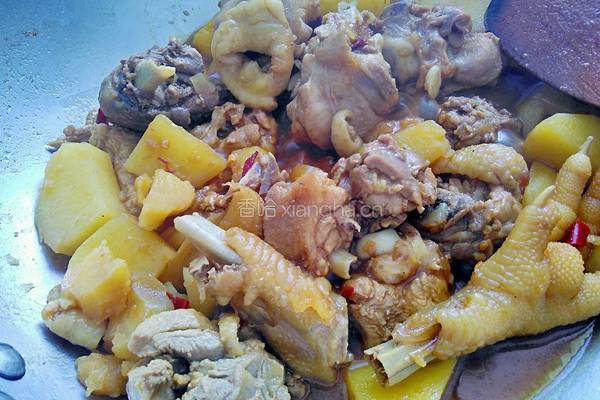 土豆炖鸡的做法图解14