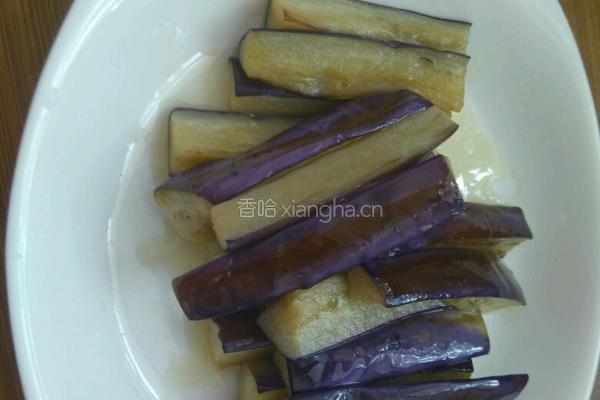 虾仁扒茄条的做法图解4