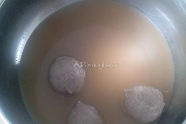 牛肉丸子汤的做法图解5