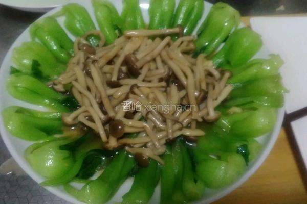蟹味菇炒小油菜的做法图解13
