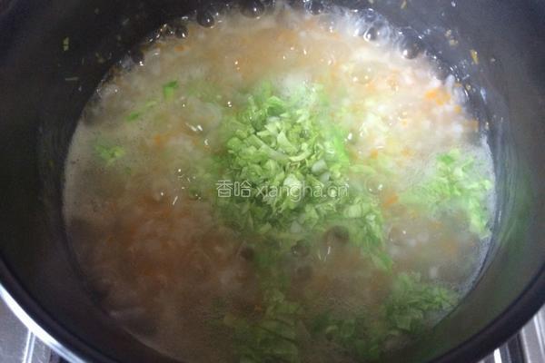 白米蔬菜粥的做法图解6