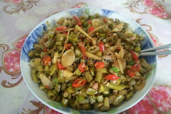 香辣酸豆角的做法图解6