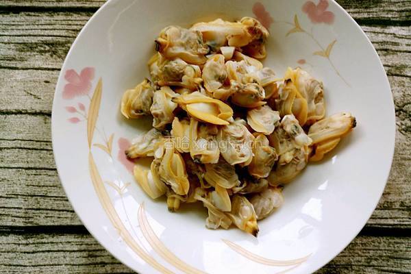 蛤蜊炒饭的做法图解4