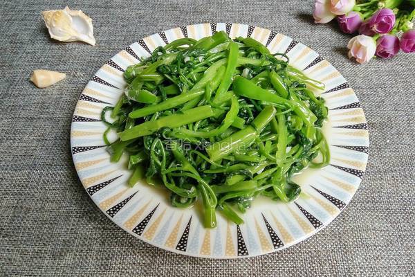 椒丝腐乳空心菜的做法图解7