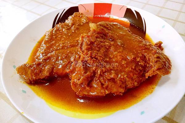 风味蒸猪扒的做法图解12