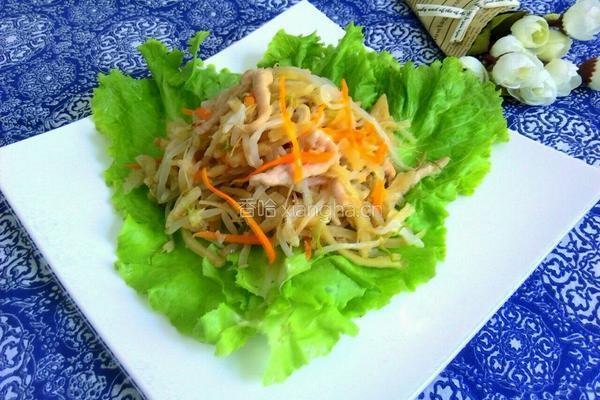 豆芽肉丝焖饼的做法图解14