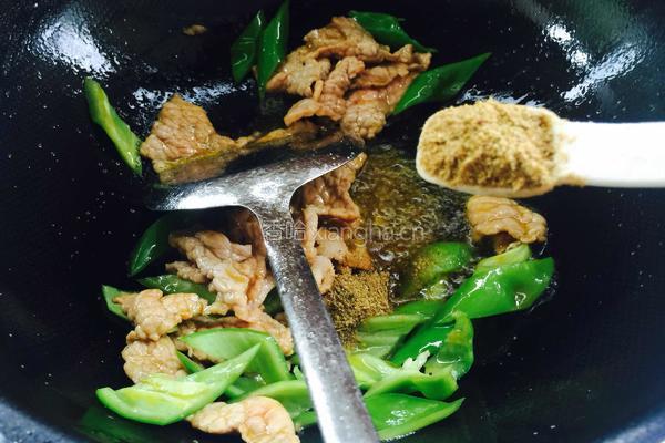 孜然肉片的做法图解6