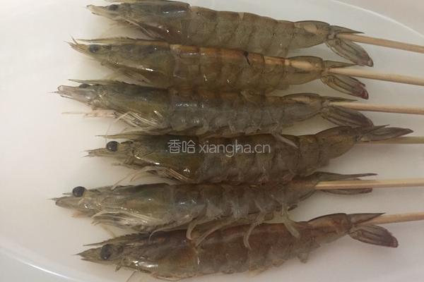 竹签虾的做法图解2