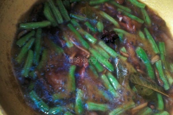 豆角蒸面条的做法图解6