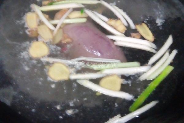 干拌猪肝的做法图解2