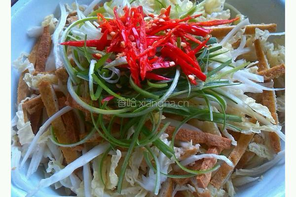 凉拌白菜的做法图解6