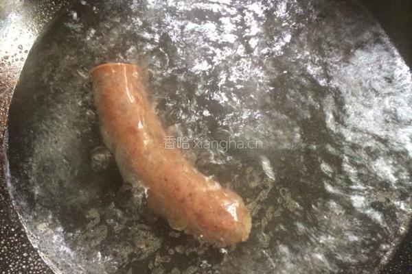 腊肠饭的做法图解2