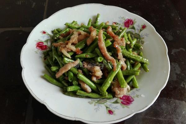 长豆角炒肉丝的做法图解10