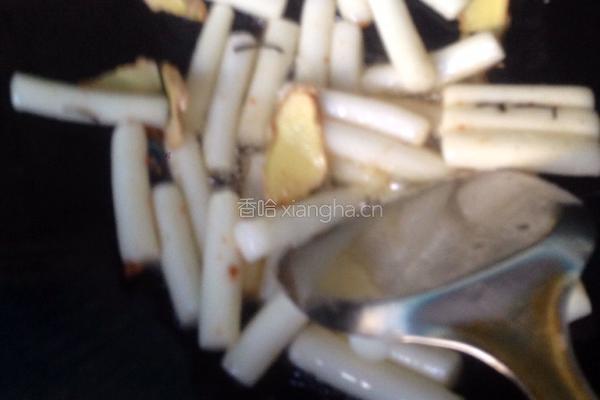 螃蟹炒年糕的做法图解9