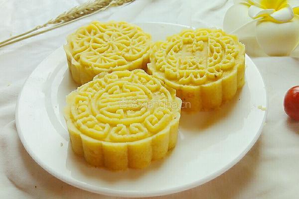 奶油绿豆糕的做法图解5