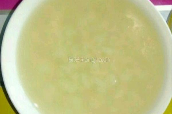 鸡蛋粥的做法图解1
