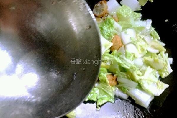白菜炒丸子的做法图解8