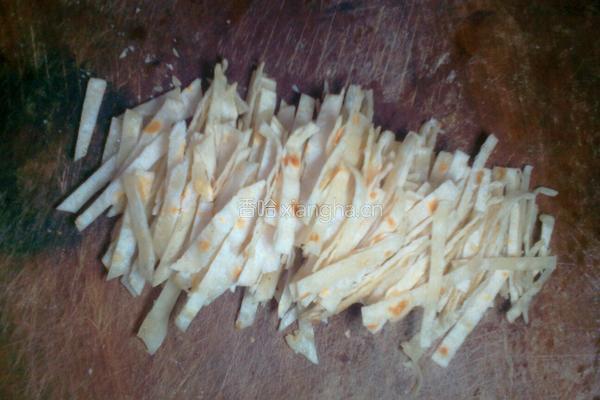 豆芽炒饼丝的做法图解6
