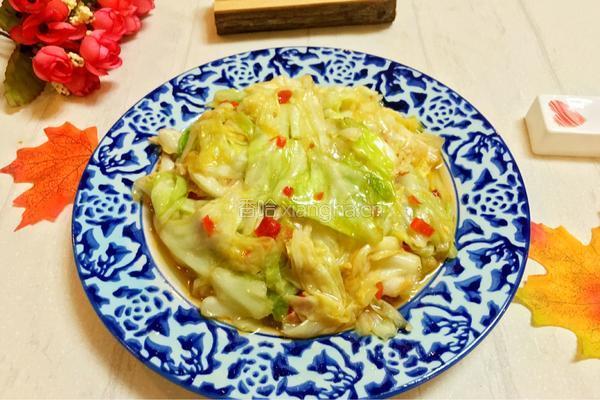 锅炝圆白菜的做法图解10