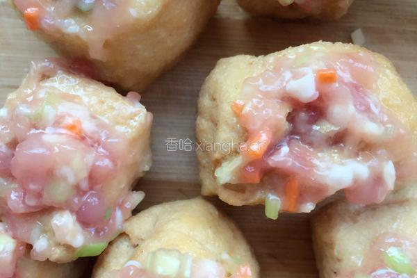 豆泡酿肉丸的做法图解4