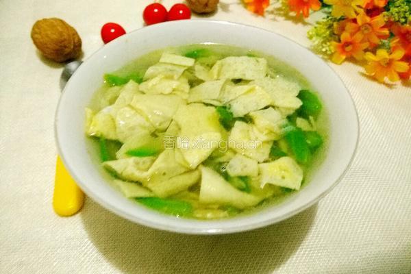 鸡蛋丝瓜汤的做法图解13