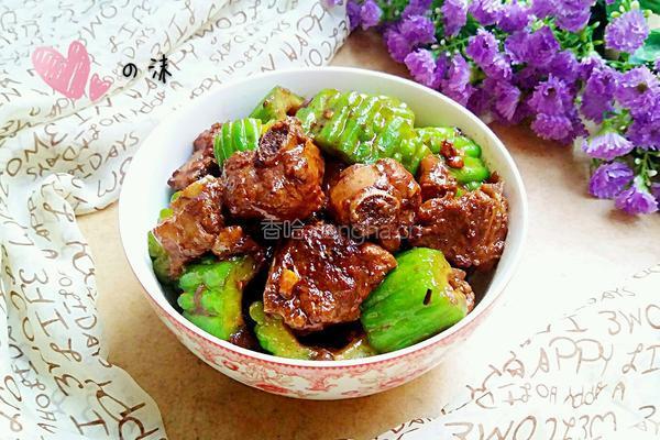 凉瓜焖排骨的做法图解12
