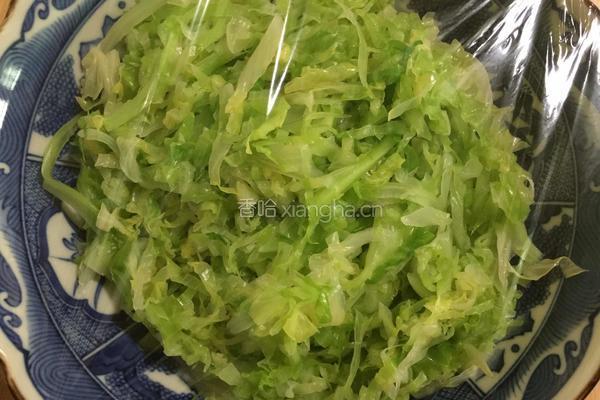 凉拌圆白菜的做法图解9