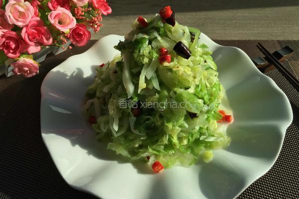 凉拌圆白菜的做法图解12