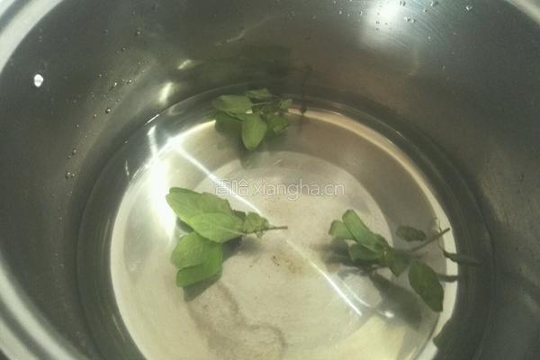 薄荷枸杞雪梨粥的做法图解5