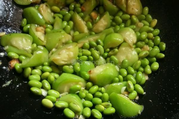 丝瓜炒毛豆的做法图解8