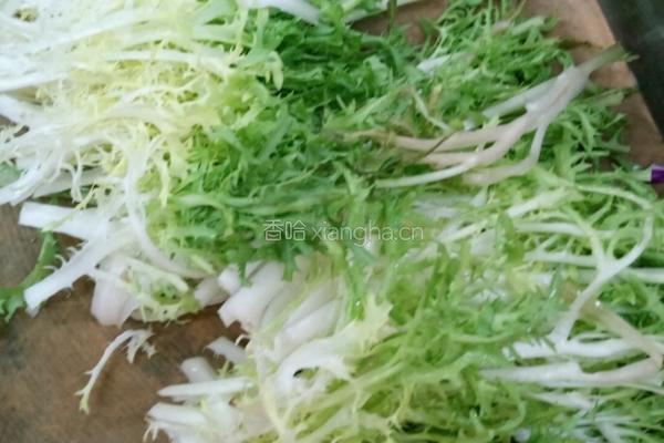 凉拌苦菊的做法图解2