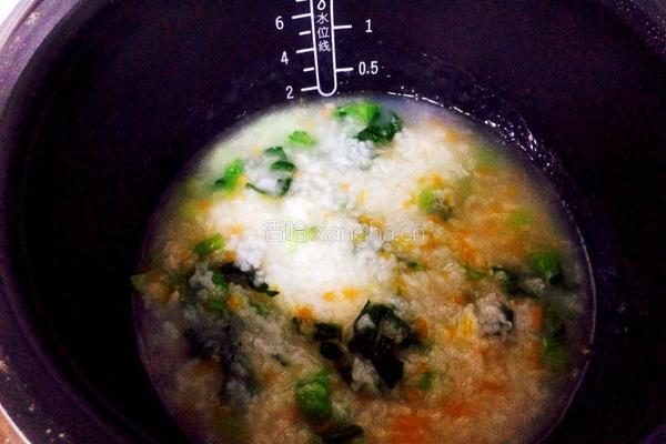 菜粥的做法图解5