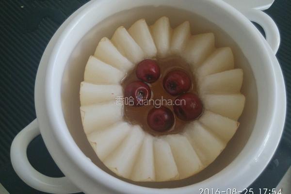 蜂蜜蒸梨的做法图解7