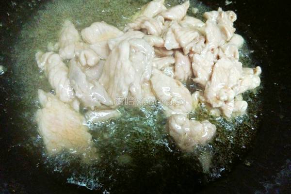 大葱爆肉的做法图解4