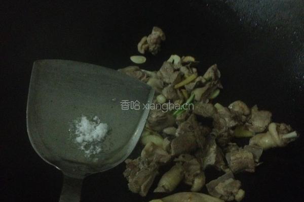 苦瓜烧鸭子的做法图解5