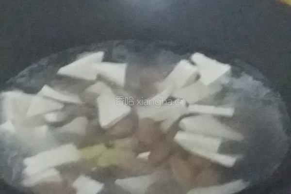蛤蜊豆腐汤的做法图解3