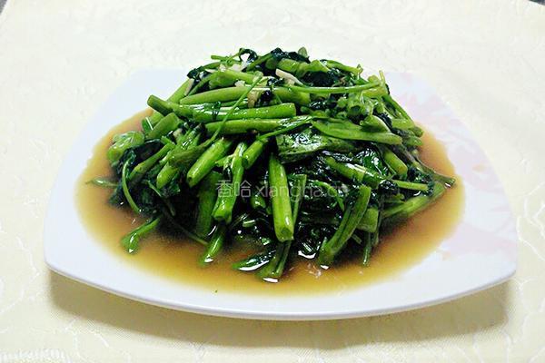 蚝油空心菜的做法图解6
