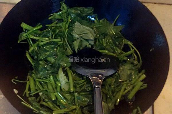 蚝油空心菜的做法图解4