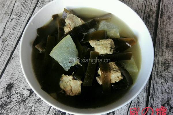 冬瓜排骨海带汤的做法图解4
